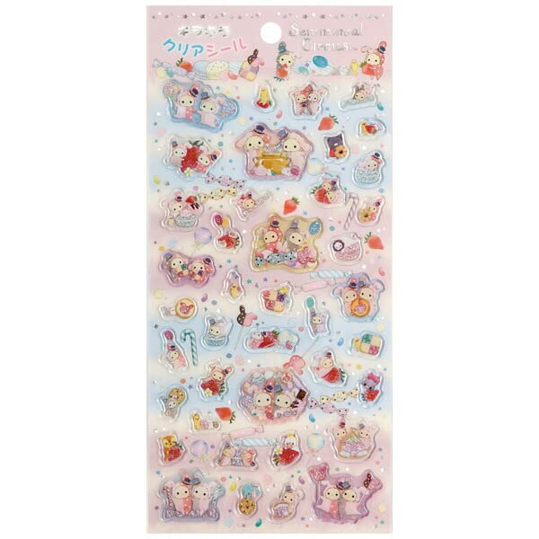 Amazon | サンエックス センチメンタルサーカス キラキラクリアシール